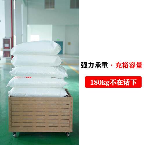仿木纹收纳筐带大轮可叠框水果玩折YPM具储物箱容输量折叠运收纳