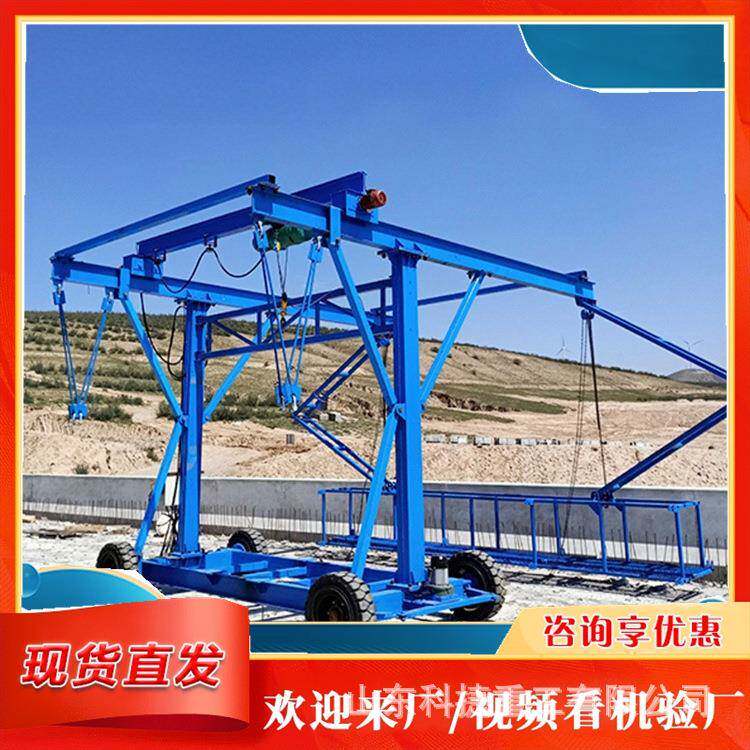 公路防撞墙吊篮设工JFT备自行走桥梁侧施工施台外桥梁护栏拆装