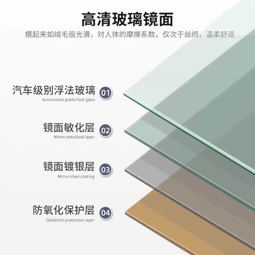 网红波浪穿JUD镜高清穿衣镜落高档衣场试衣镜卧室商寝室地全身镜