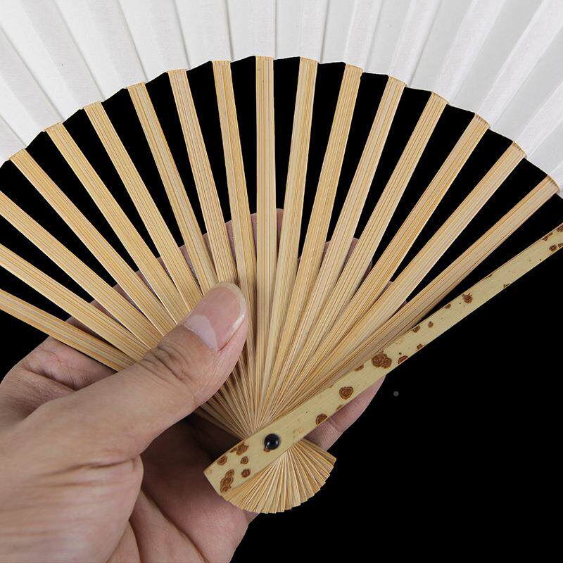 丝艺堂951具8方云南AL110云寸妃湘妃竹扇骨文玩扇苏工扇面道扇斑