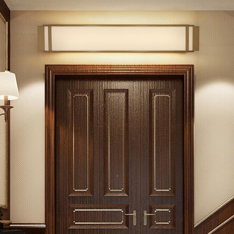 新中式复门灯现代简约长前古条室内入户壁灯镜前梯卧室客厅95483