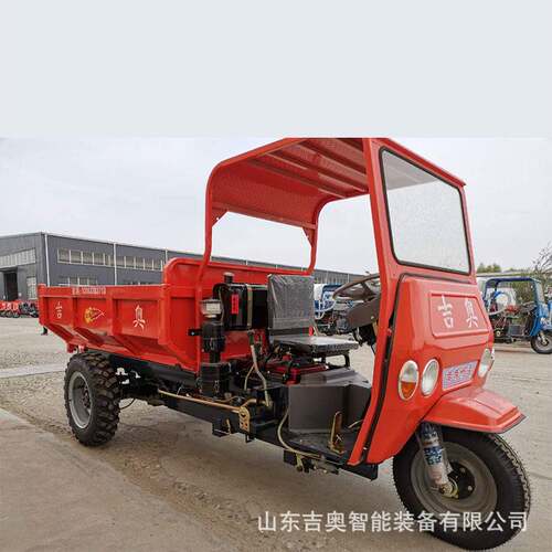 简易棚农用三轮车 爬坡运输柴油车 建筑工程拉沙运输车