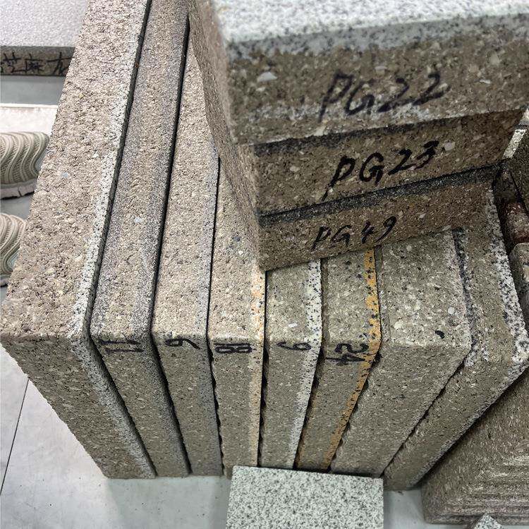 仿石透水砖仿石材陶*瓷透水砖岗岩水砖生产厂家600花*600透55mm