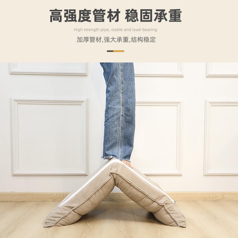 cs网红懒沙飘窗折叠椅榻米卧室单榻F78M78S5人人沙发床上靠背发座