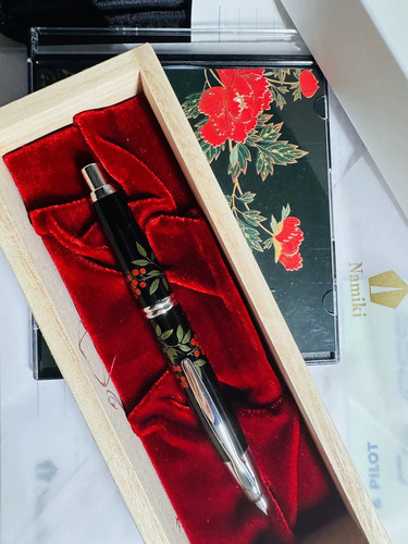 百乐并木CAPLESS 莳绘款条纹T银河CAPLESS总成 银色标namiki标