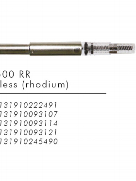 日本Pilot百乐Capless按压钢笔18k金笔尖总成Namiki 并木标  P标