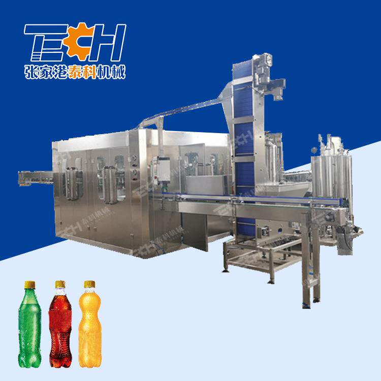 厂家供应18-18-6塑料瓶灌装机含气饮料灌装设备汽碳酸汽水灌装机