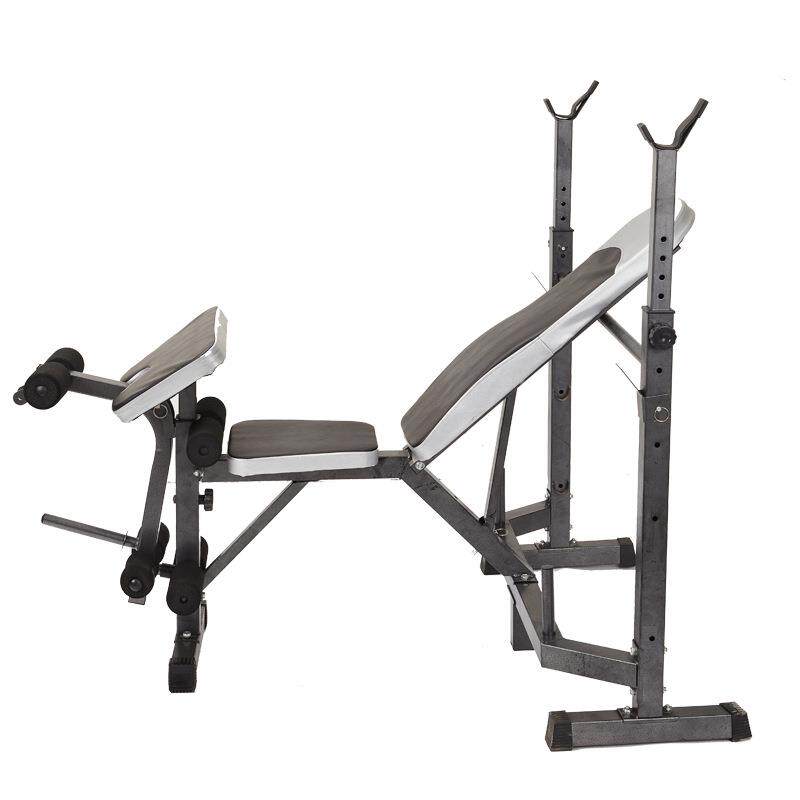 供应家用杠铃床深蹲哑铃架杠铃架平板卧推架举重床weightbench