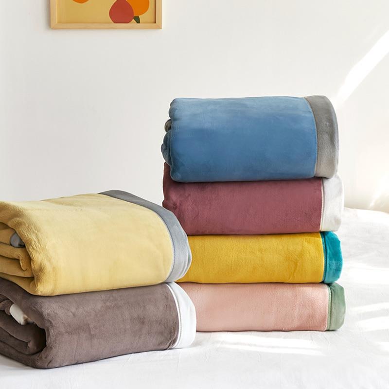加厚毛毯被子毯子珊瑚绒沙发毯法兰绒床单午睡毯单人绒毯冬季盖毯