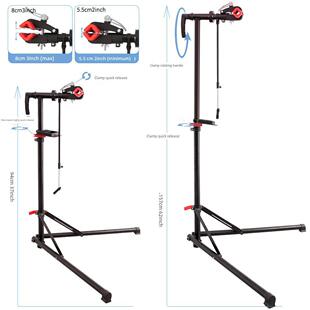 自行车维修架山地车修车架公路车停车展示架多功能折叠固定工作台