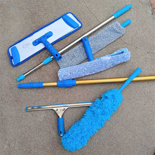 云霄洁擦玻璃神器家用擦玻璃器清洁擦窗器刮水器地刮伸缩杆擦玻璃