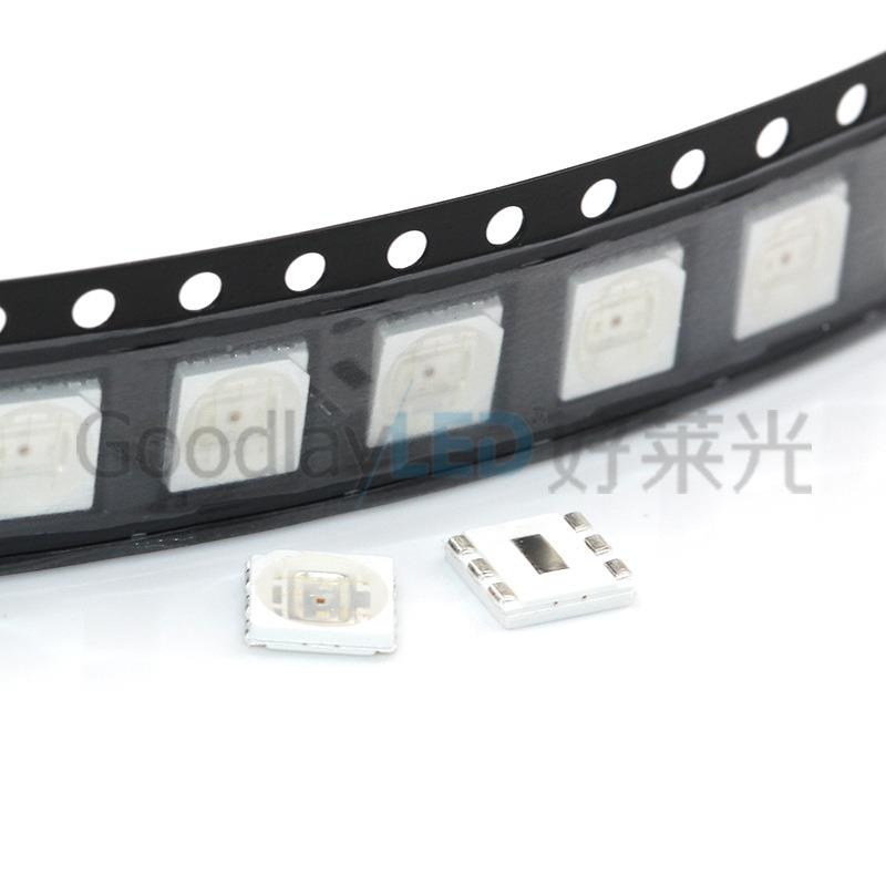1.55SXI050RG大W功率全彩灯红绿蓝三色5珠050RGBB晶元发光二极管