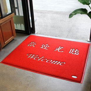 入户门进门地垫大门口防滑脚垫家用塑料垫子出入平安欢迎光临门垫
