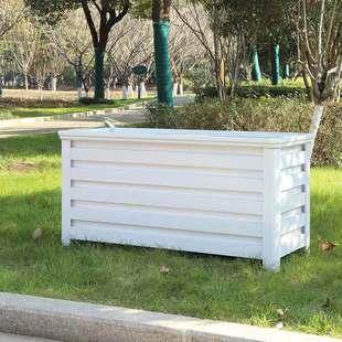 定制铝合金花箱户外组合家用庭院阳台种菜箱室外道路花盆景观花槽