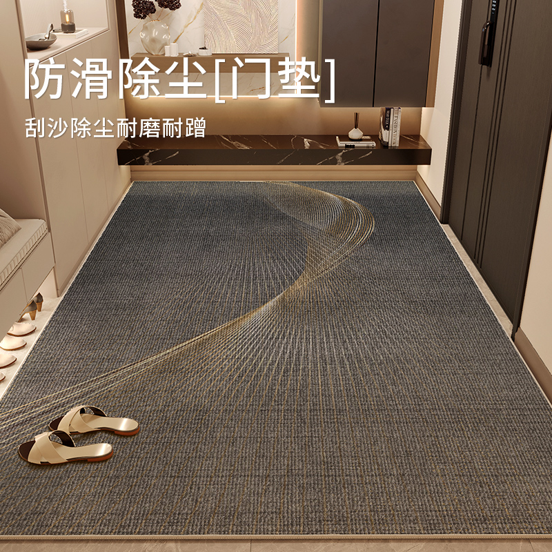 入户门地垫门口进门轻奢高u级玄关门垫家用入门脚垫防滑免打理地