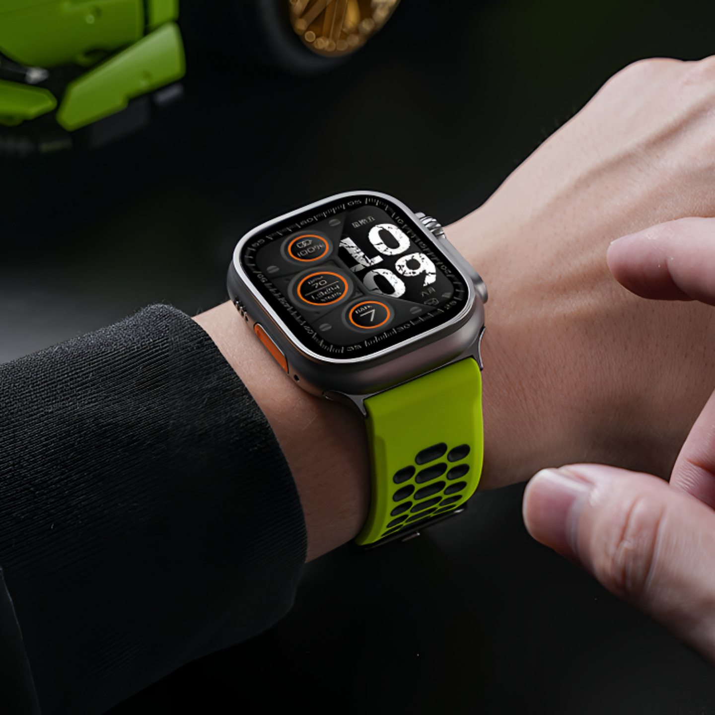 适用Ultra2/3高拉力运动透气表带