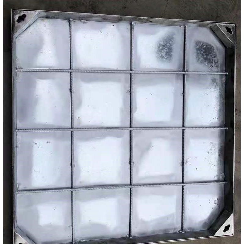 不锈钢井盖铸铁装饰井盖市政沟盖板水泥井盖方形隐形井盖网