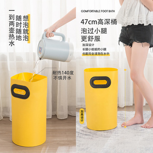 旅行泡脚袋折叠洗脚水桶过小腿深水盆便携式 必户外游收纳袋备用品