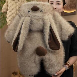 小童可爱毛毛连体衣保暖洋气衣服 冬装 pf343冬季 加绒加厚外套新款