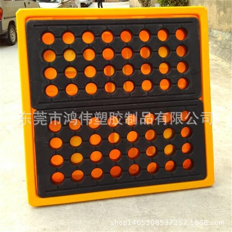 供应广州天河单桶双桶四桶塑料防漏卡板化工液体油桶托盘