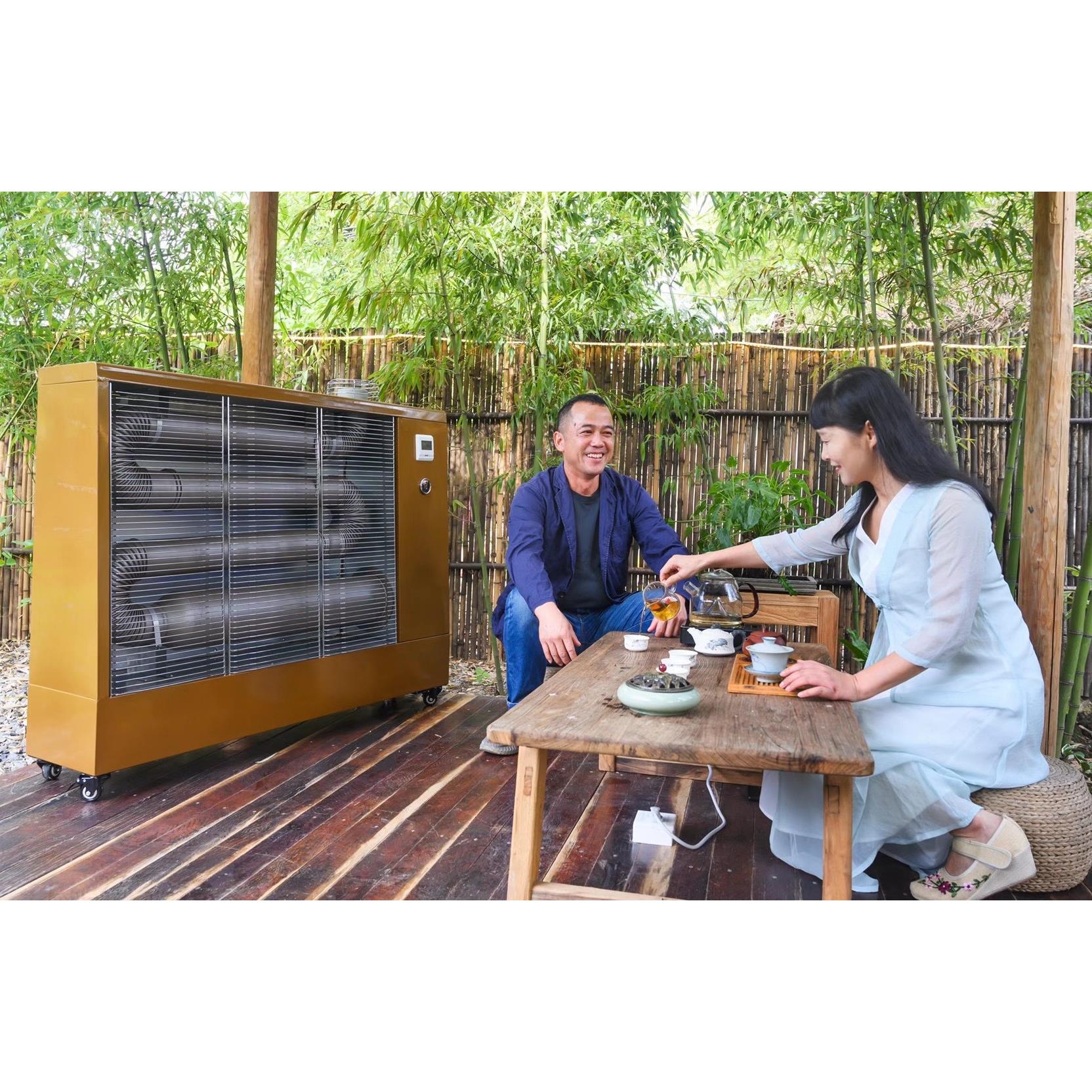 厂家直销柴油远红外壁炉燃油取暖器远180平方红外加热器别墅壁炉