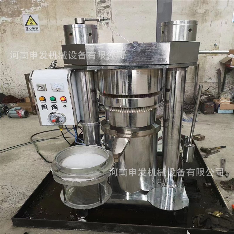 立式核桃仁榨油机 液压芝麻香油机 全新商用液压榨油机
