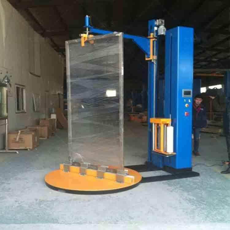 缠绕机 门板缠绕包装机 栈板托盘缠膜机五金建材压顶缠绕膜打包机