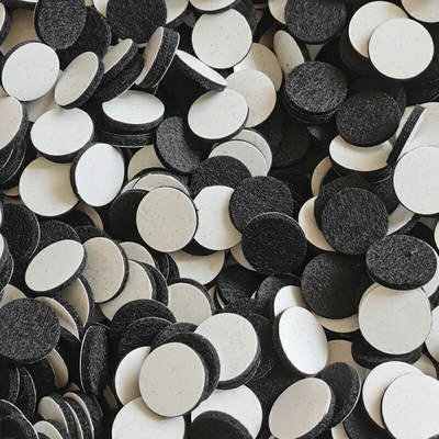 定制加硬自粘毛毡垫片红木家具静音垫块桌椅凳子茶几防滑地板保护