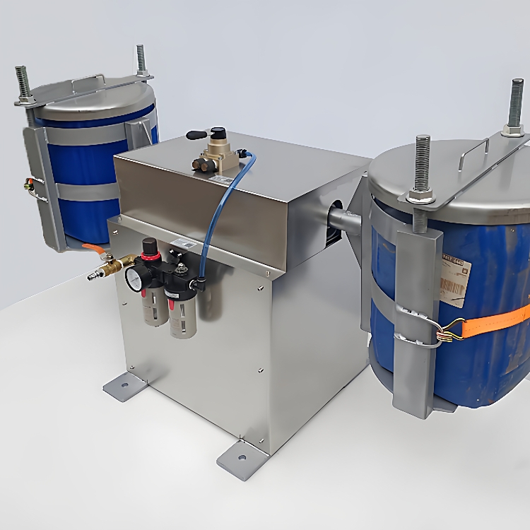 20L油漆混合机气动电动摇摆机涂料油桶防爆混合搅拌机