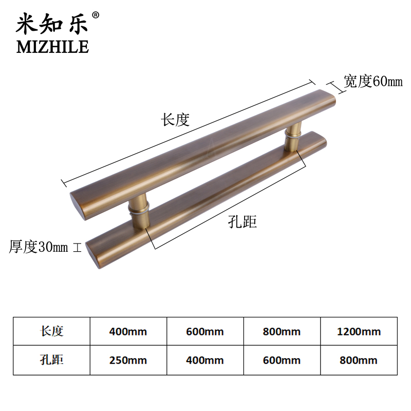 高档不锈钢方管无框玻璃门拉手大门把手定制浴室门电梯轿厢内扶手