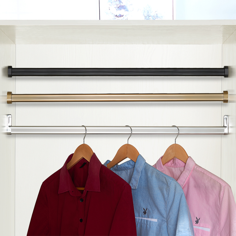 衣柜挂衣杆衣橱横杆橱柜挂杆柜子衣杆托法兰座衣架杆衣通柜内配件