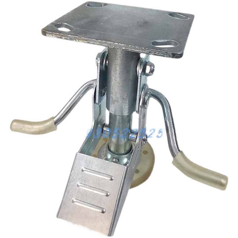 4寸5寸6寸8寸防震防滑重型地刹器万向轮升高支撑脚美式脚轮顶高器