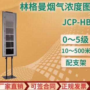 林格曼烟气浓度图 JCP-HB烟气视觉黑度固定污染源烟气排放监测