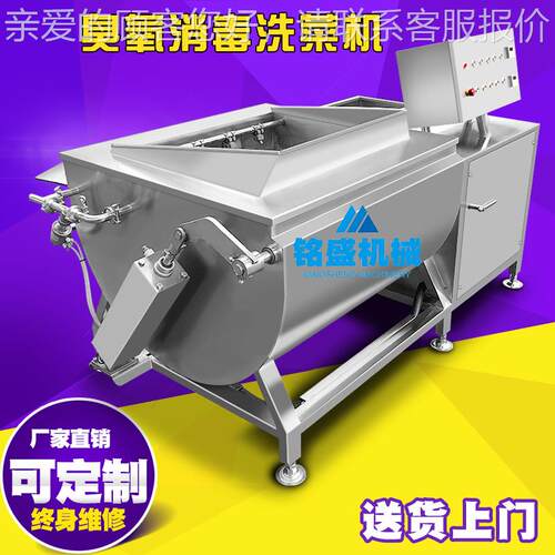 新品猪肉清洗洗机 不锈钢牛款肉臭氧机清洗 新品款羊NIM肉涡流清