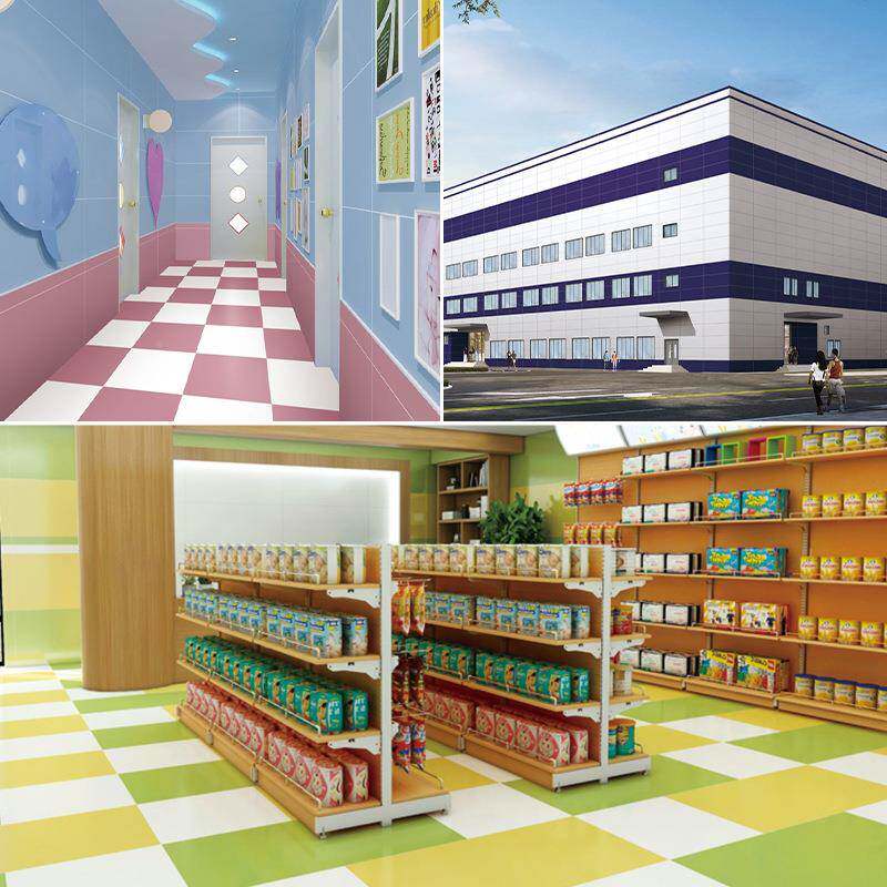 抛纯色砖600x釉滑1200哑光彩色客厅服装27096地砖幼防儿园耐磨地