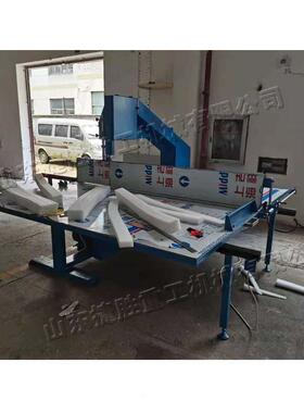 无纺丝瓜布海绵条机手切动js-2000操40布0mm切割厚度立切机作泡棉