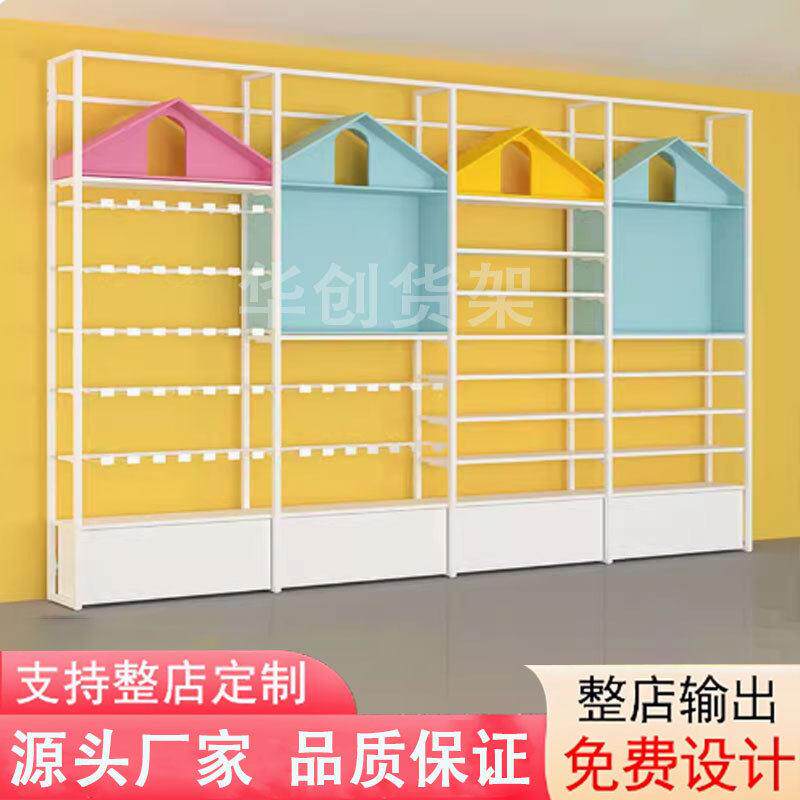 层名创货架文具品展示架KQW服饰母婴品挂钩陈列架饰宠物精店多展