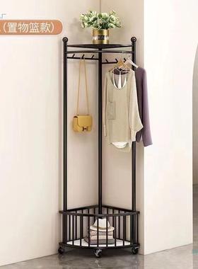 转角落PXS地衣帽架家用室拐角挂衣易简靠墙收架纳角落晾衣卧帽架