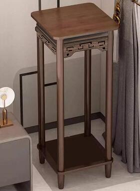 厅客托架子件置物阳台室内新摆中式展示落地盆式实木花架YLG小栽