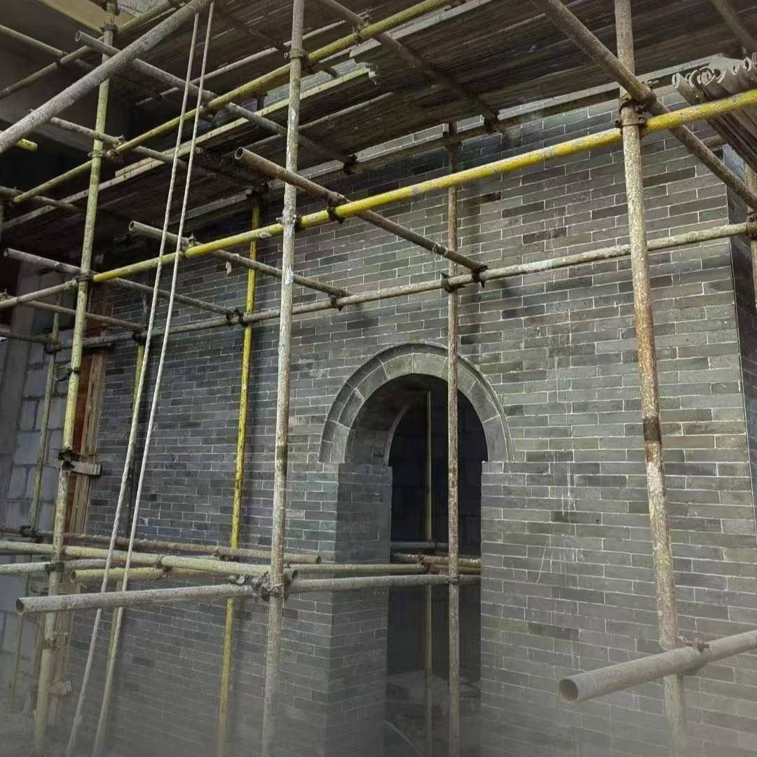 仿古青砖别墅外墙砖粘土老青砖切片砖烧结砖园林建筑屋墙青砖