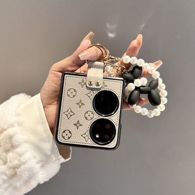 适用华为Pocket2手机壳新款折叠屏p50pocket手提链条保护壳pockets高级感超薄折叠小米mixflip荣耀magicvflip