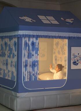 22新款A类城堡遮光帘5坐床式蚊帐1家用HBV卧室.5m/1.8米双0床幔纱