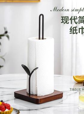 欧1ZY70547巾轻巾奢木底方形纸巾架餐厅酒店台面纸巾美架简约餐架