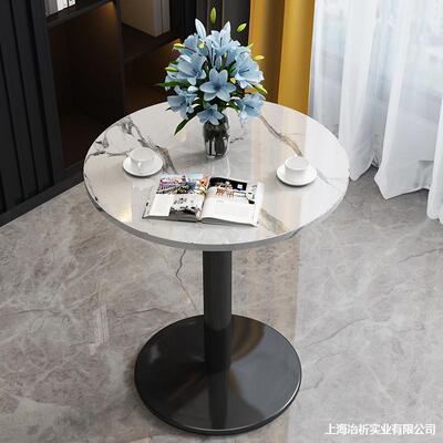 公商务桌小户室小户型小桌现代洽谈会议圆办形公室桌接餐ALss6366