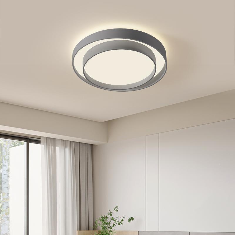 主室灯吸顶led房间灯具现卧代约餐厅简灯圆形灯新款85363极简儿童