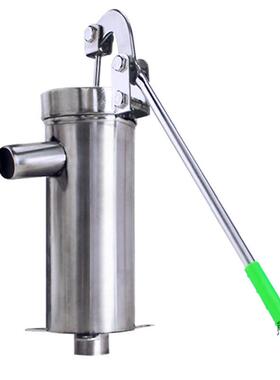 加厚版水上水器不锈手钢WCK摇水泵用手动家抽水机摇水机压井井头