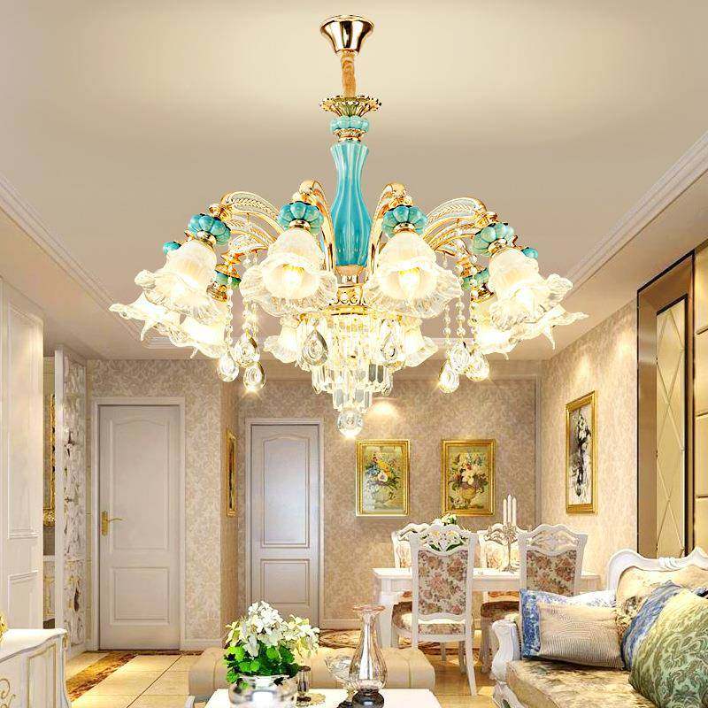 欧式217吊灯客厅灯2025新款简约现代卧华大气水晶灯奢厅室灯餐吊,家装灯饰光源,智能吊灯,淘宝优惠券,粉丝福利购,淘宝优惠卷