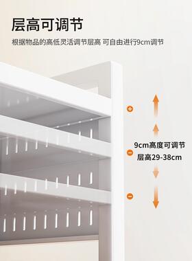 房置F9956MH6台伸面微波炉架子多功能家用烤箱双层厨可缩分层收纳