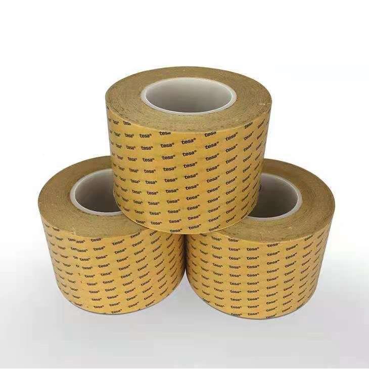 TESA德莎5196面7B黑色双加强薄膜胶带0.1mm厚AS塑料DYH粘接模切冲