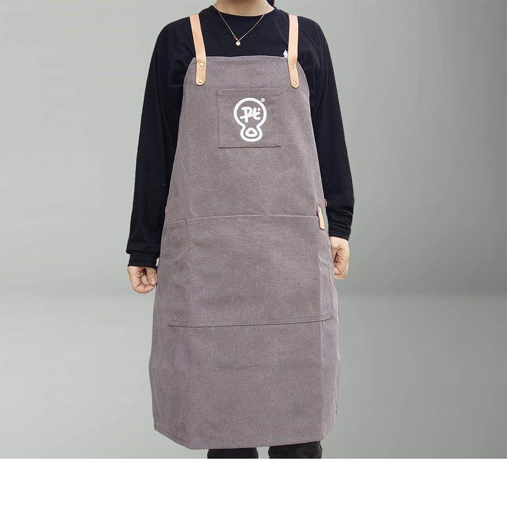 制定交叉肩带深灰色1-3帆布围裙带刺工园艺烧烤作理发绣餐厅可用,家庭/个人清洁工具,围裙套装,淘宝优惠券,粉丝福利购,淘宝优惠卷